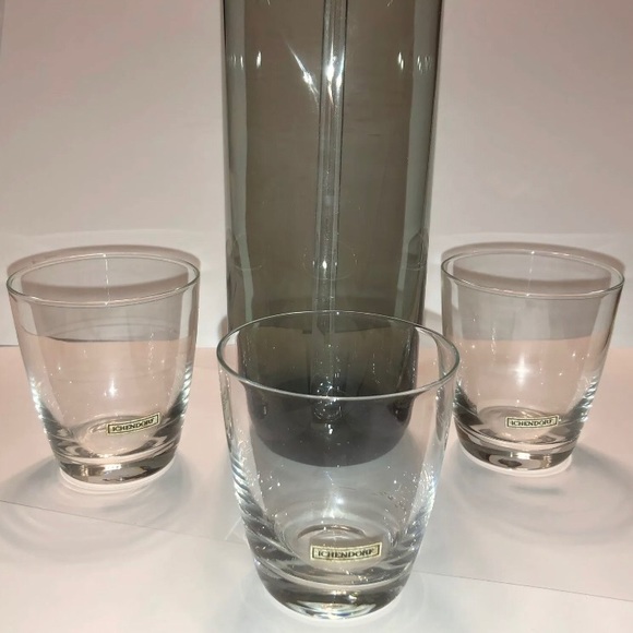 German Solingen Rostfrei Brown Leather Bar Set - Picture 5 of 7